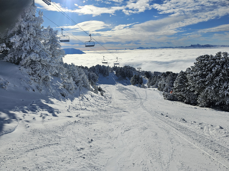 Chamrousse : petite session avant ouverture mercredi 11 décembre