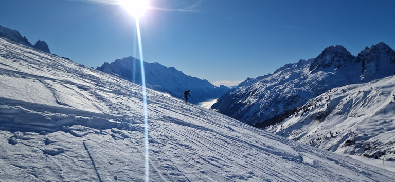 Entre piste et poudreuse 