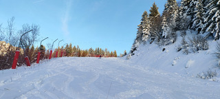 Skier dans une carte postale 🤩