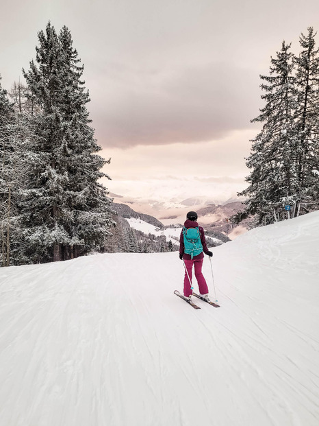 Jour blanc et bonne neige en Vanoise