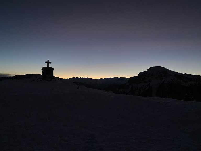 Skating - Lever de soleil au Charmant Som