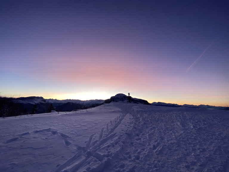 Skating - Lever de soleil au Charmant Som