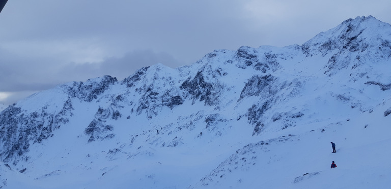 Super neige visibilité blanche 