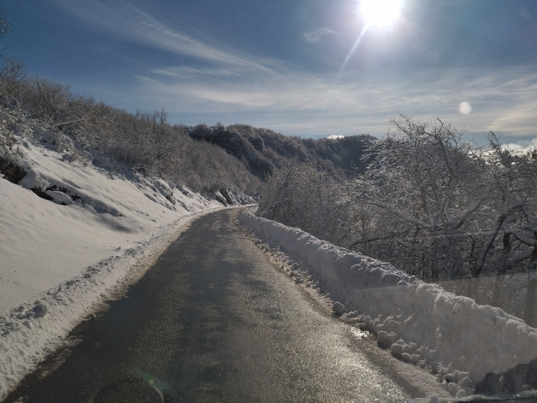 Le plateau sous la neige