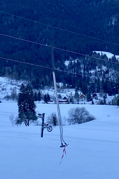 Conditions froides mais neige et pentes idéales pour les débutants !