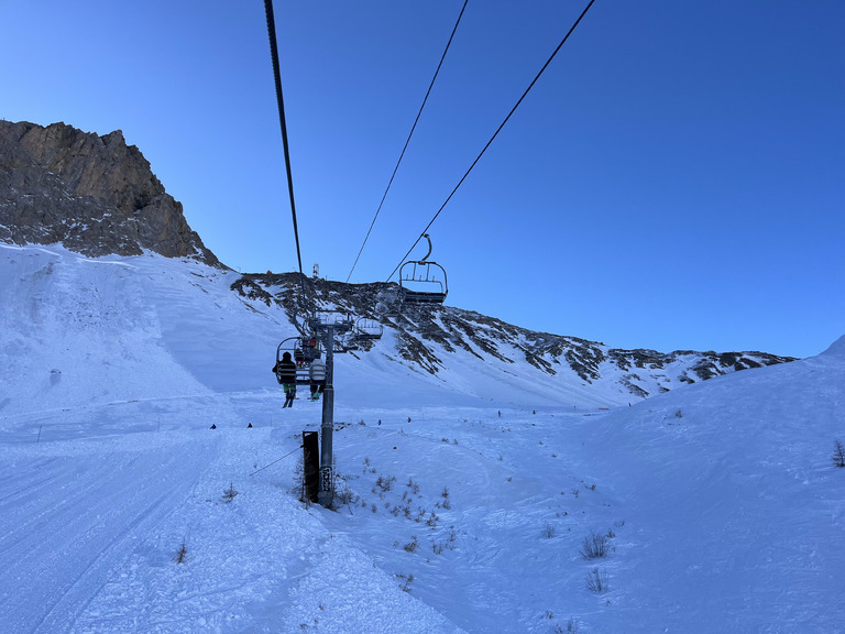 Du soleil mais enneigement médiocre