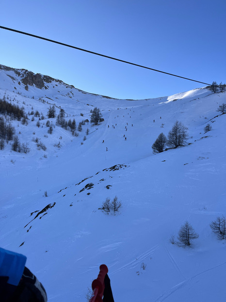 Du soleil mais enneigement médiocre