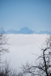 La vue des alpes