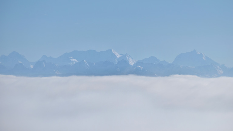 La vue des alpes