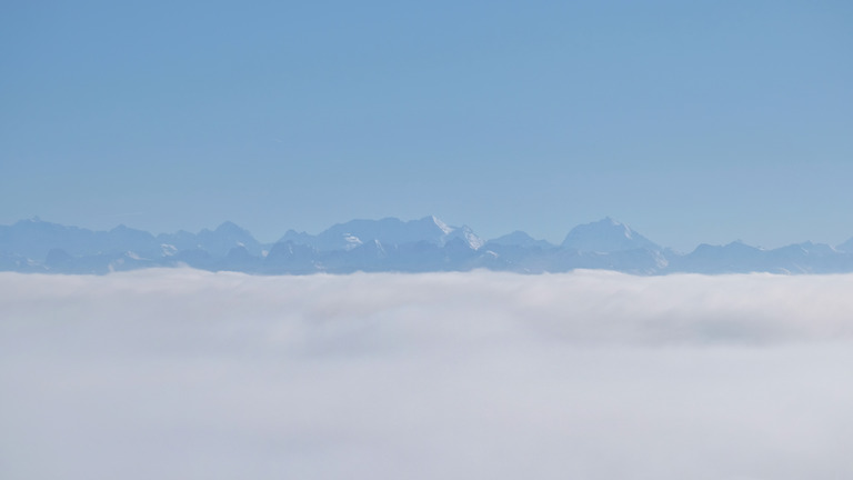 La vue des alpes