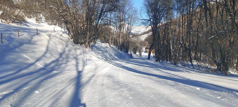 Très bonnes conditions pour le ski de fond