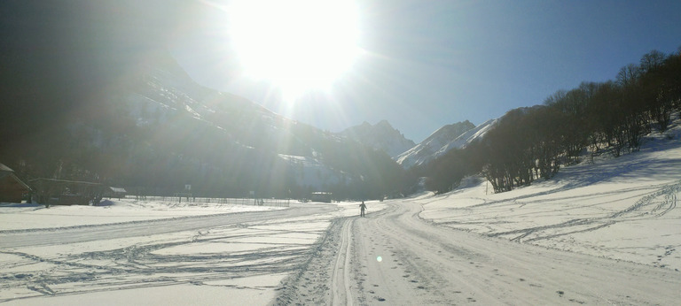 Très bonnes conditions pour le ski de fond