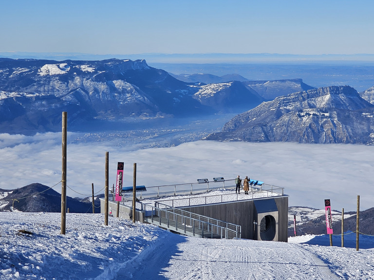 Chamrousse : 1/2 mer de nuages avant le week-end