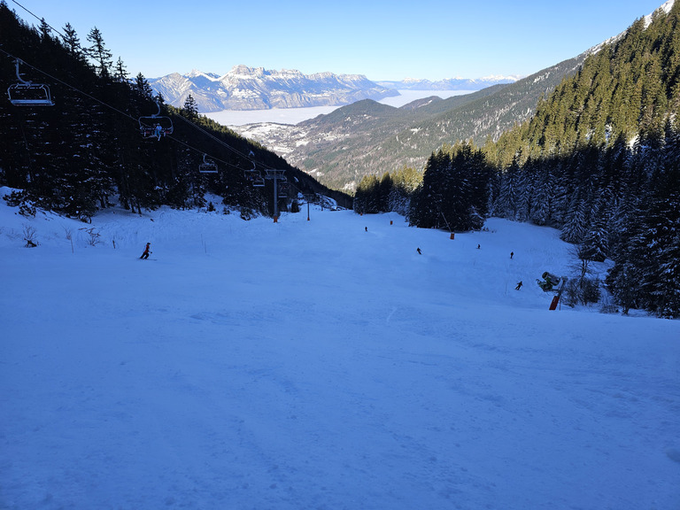 Chamrousse : 1/2 mer de nuages avant le week-end