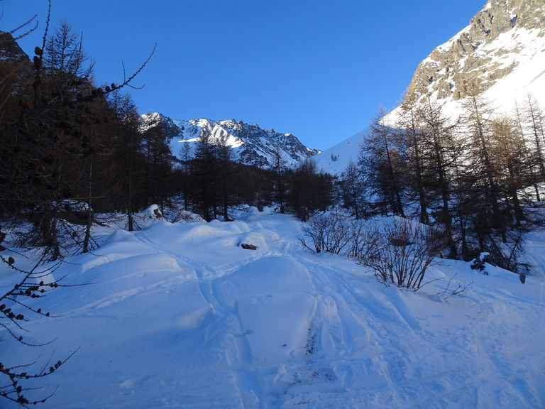 Petite poudre dans le Vallon