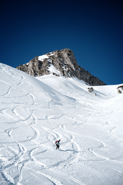 Col de Sarvatan, entre poudre et moquette 🤩