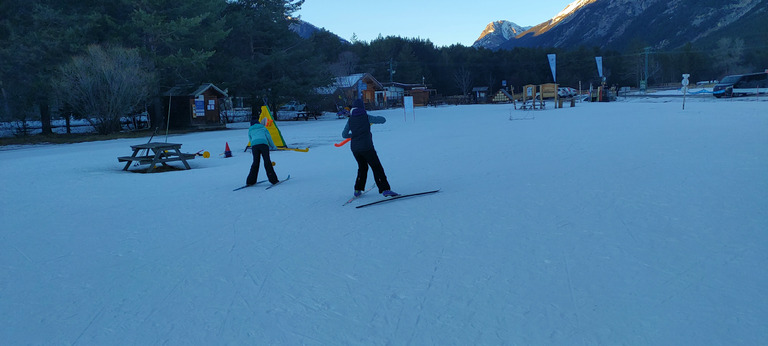 Hockey sur ski de fond aux Alberts