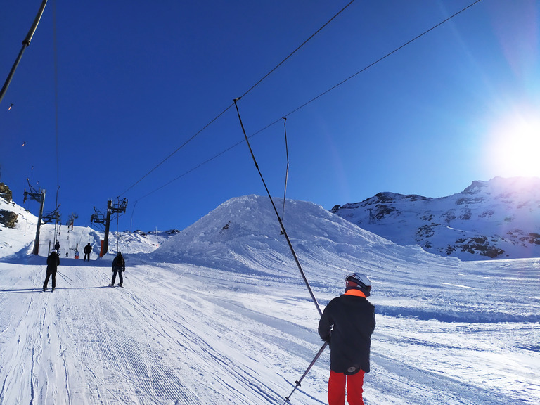 ciel bleu et encore un peu de fraiche 