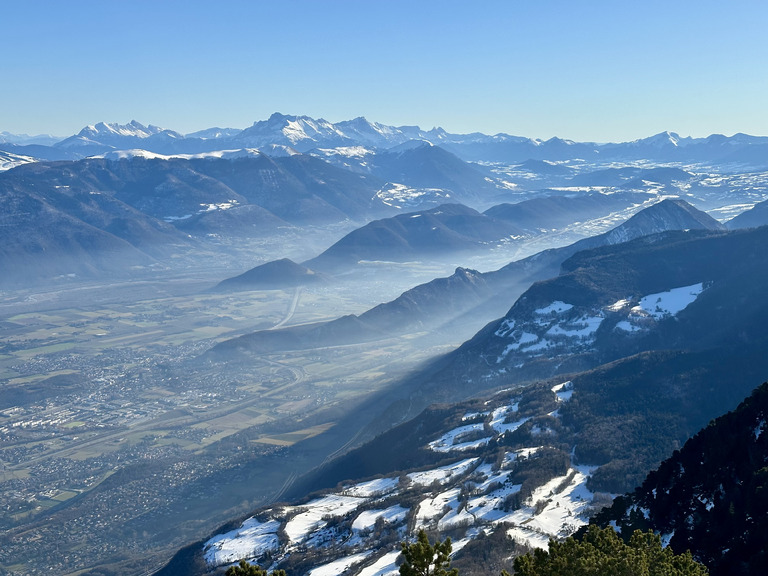 Moucherotte de la nouvelle année en splitboard