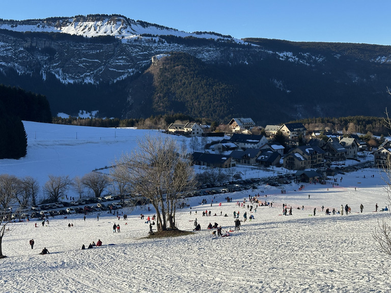 Moucherotte de la nouvelle année en splitboard