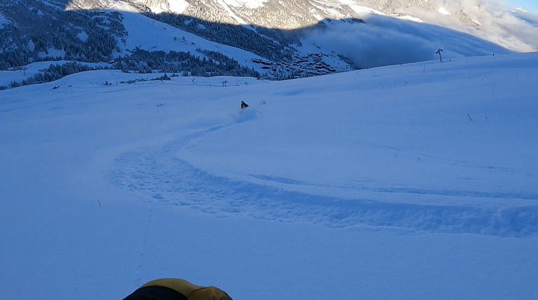 Poudreuse Express à Valmorel