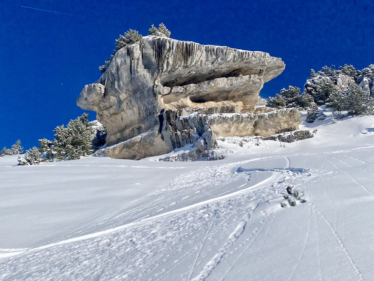 Chamechaude => 20/30 cm de poudreuse de rêve sur fond glissant...