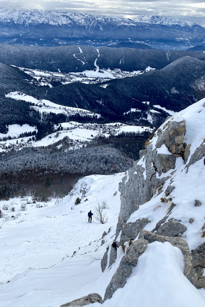 D’la fraîche, du soleil et du fœhn sur la Pinéa.