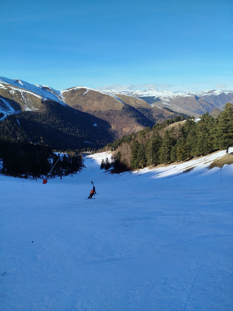 Encore correct malgré la neige humide