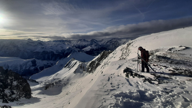 Combe du  Loup, poudreuse et cailloux !