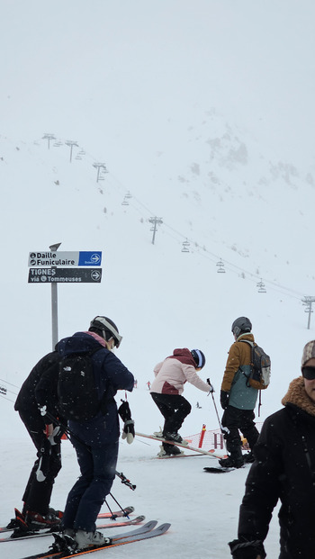 Grésil / pluie et vent à 45km/h en moyenne