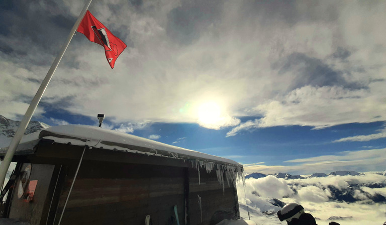 Sur le glacier, le bonheur de la glisse !