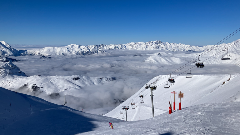 Au dessus des nuages🤔? Du Grand Ski!😜