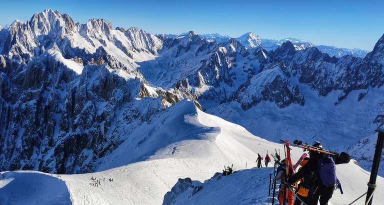 Belle neige à l'aiguille 