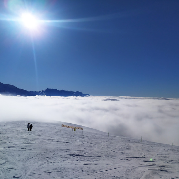 au dessus ou en dessous de la mer de nuage?