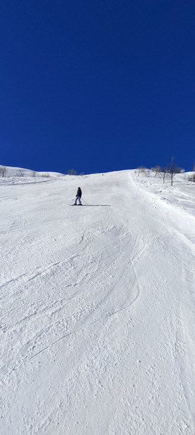 Glacial, dur mais bon sur piste, très mitigé en dehors