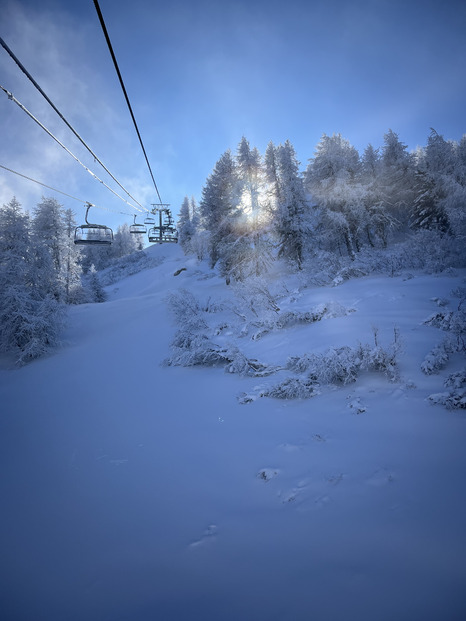 Journée de rêve sauf pour la neige..