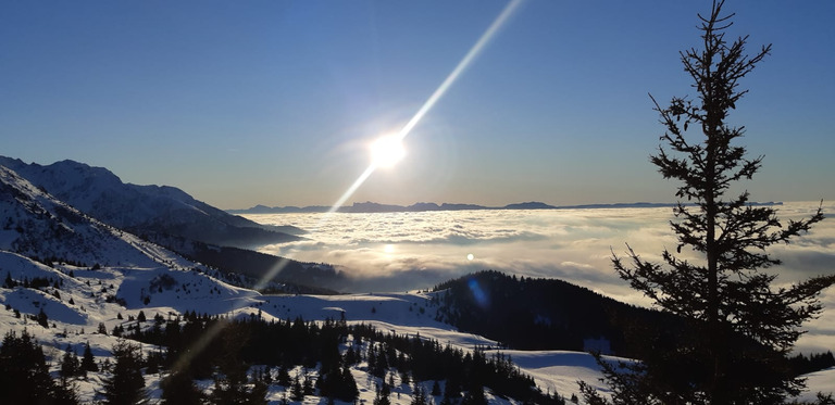 Retour du soleil et neige tassée plutôt agréable