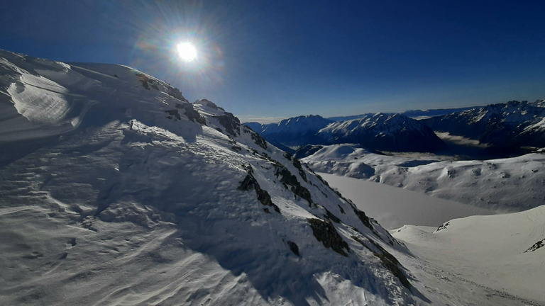 Virages intenses au-dessus du Lac Blanc ! Féerique !