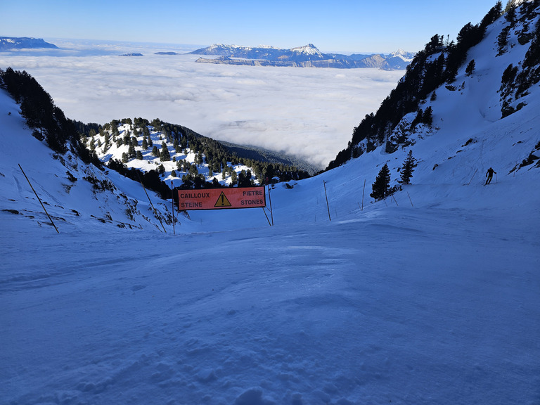 Chamrousse : couloir de Casserousse + Soldanelles + tyrolienne géante 