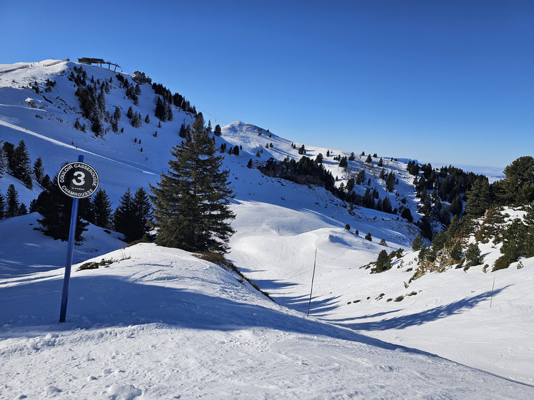 Chamrousse : couloir de Casserousse + Soldanelles + tyrolienne géante 