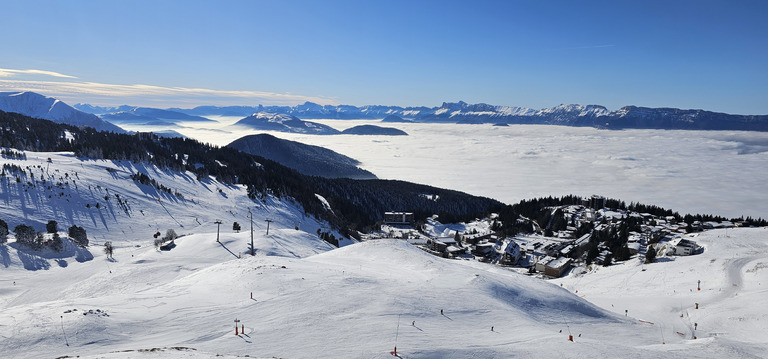 Chamrousse : couloir de Casserousse + Soldanelles + tyrolienne géante 