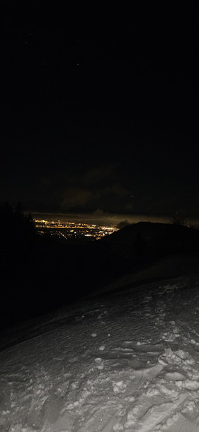 Rando nocturne. Col de la Faucille 