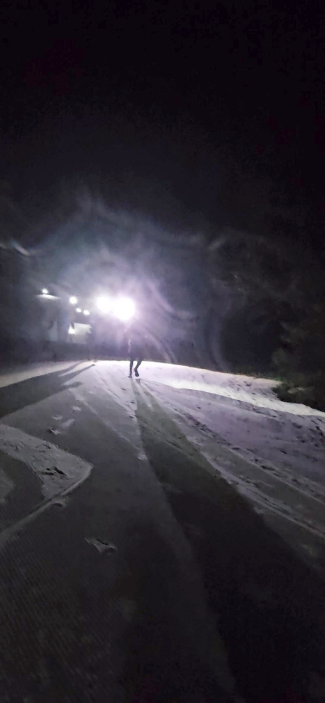Rando nocturne. Col de la Faucille 