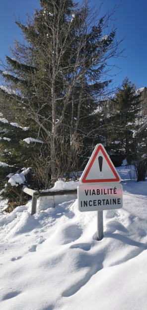 Tout type de neige : "Viabilité Incertaine" 