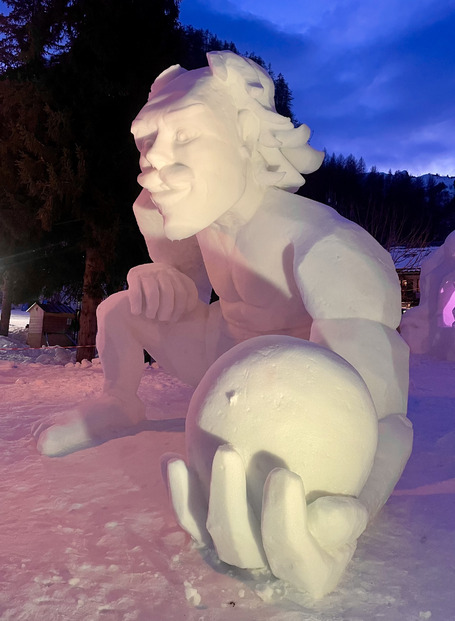 Ski et sculptures sur neige à Valloire 