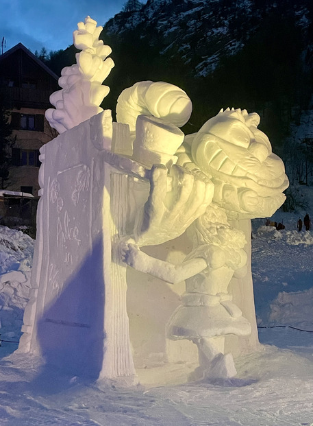 Ski et sculptures sur neige à Valloire 