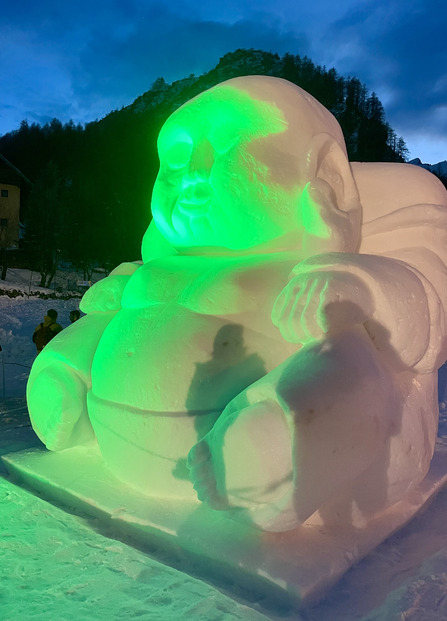 Ski et sculptures sur neige à Valloire 