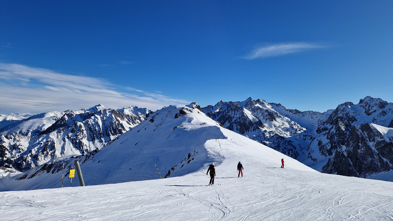 2eme jour barège, la mongie sous le soleil