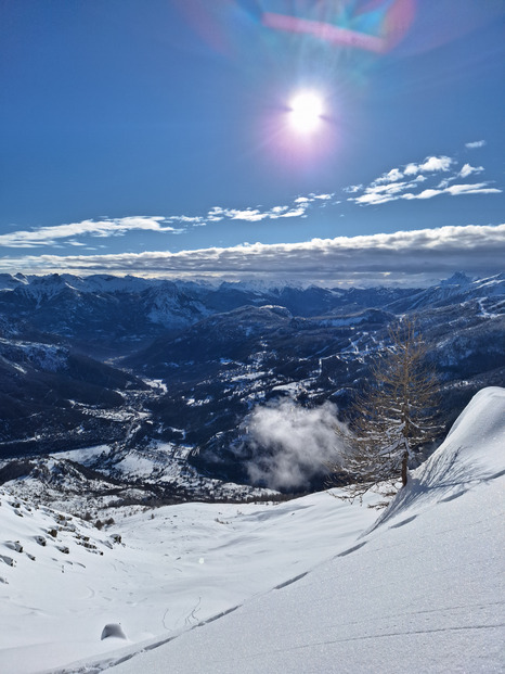 La Blanche, ratio peau/descente tip top