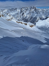 La Blanche, ratio peau/descente tip top